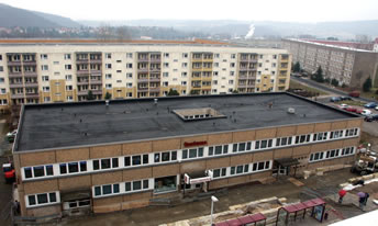 Bild 1: Ärztehaus - Fassadensanierung in Freital-Zauckerode