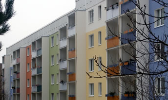 Bild 8: Mehrfamilienhäuser - Sanierung, Fassade und Loggien in Freital-Zauckerode